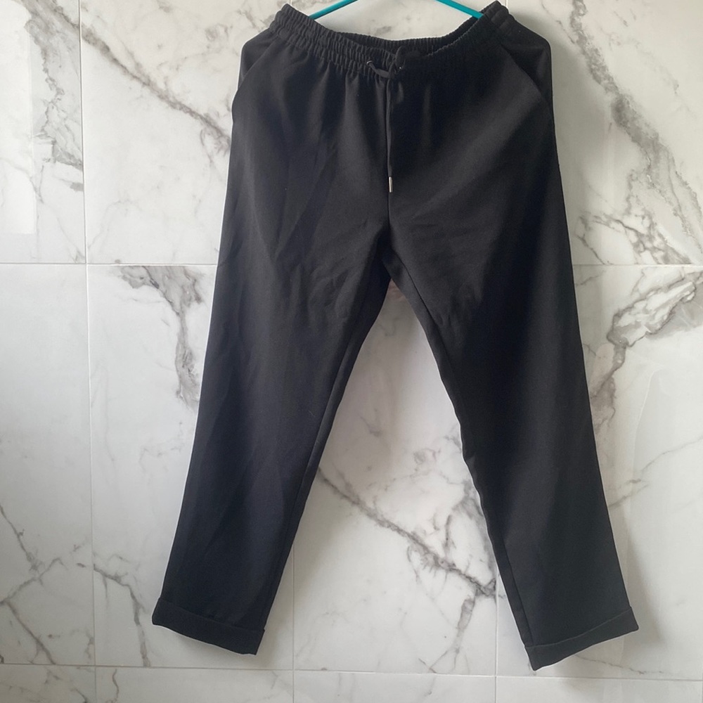 Fitted high waist pants